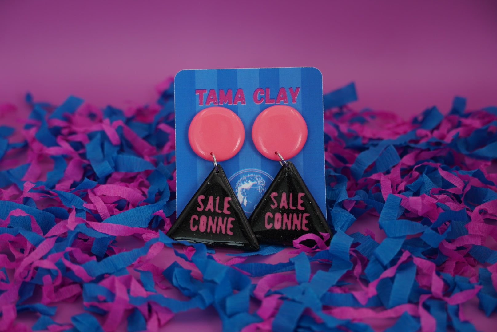 Boucles d'oreilles BLACK&